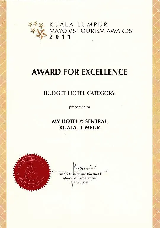 My Hotel @ Sentral Kuala Lumpur